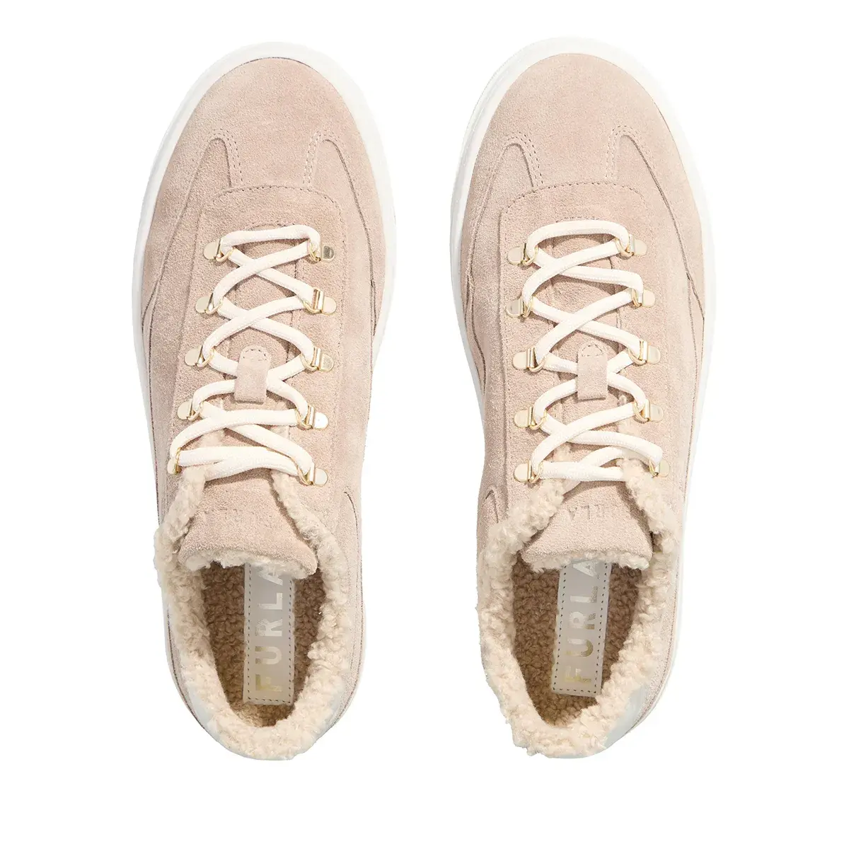 Furla Enjoy Taupe Wildleder Sneaker