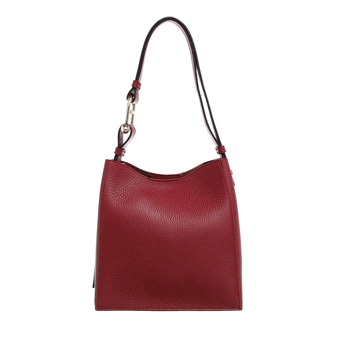 Elegante Leder-Beuteltasche