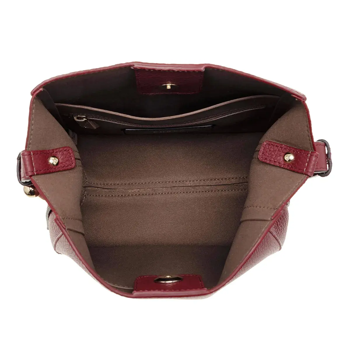 Elegante Leder-Beuteltasche