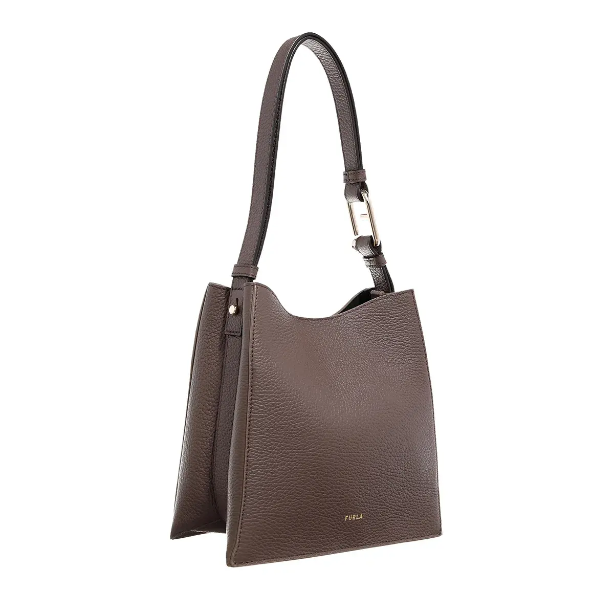 Minimalistische Mini-Beuteltasche aus Leder