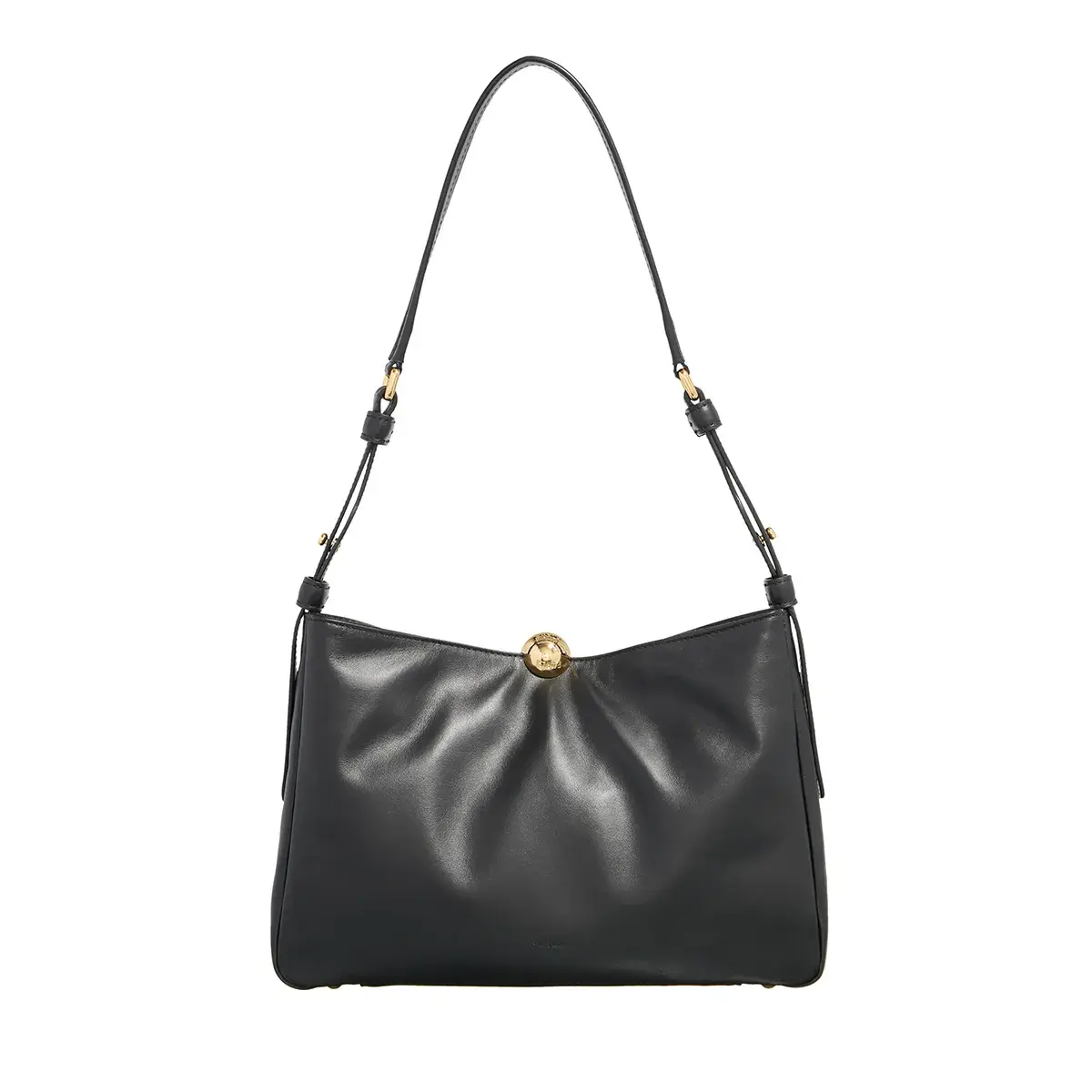 Weiche Ledertasche mit Verschluss