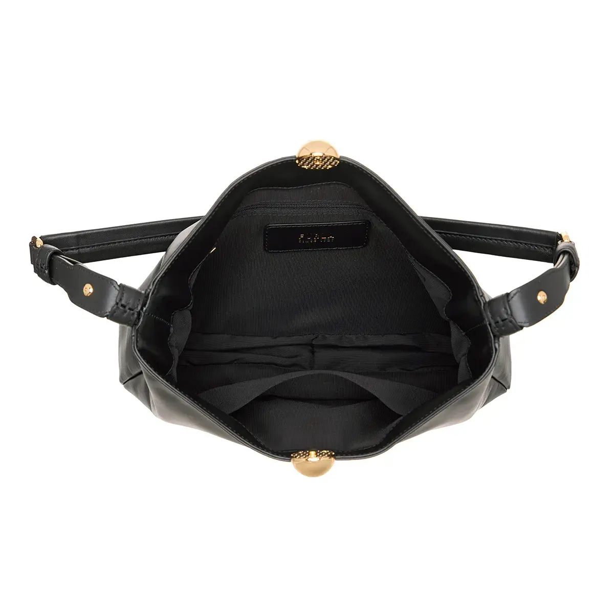 Weiche Ledertasche mit Verschluss