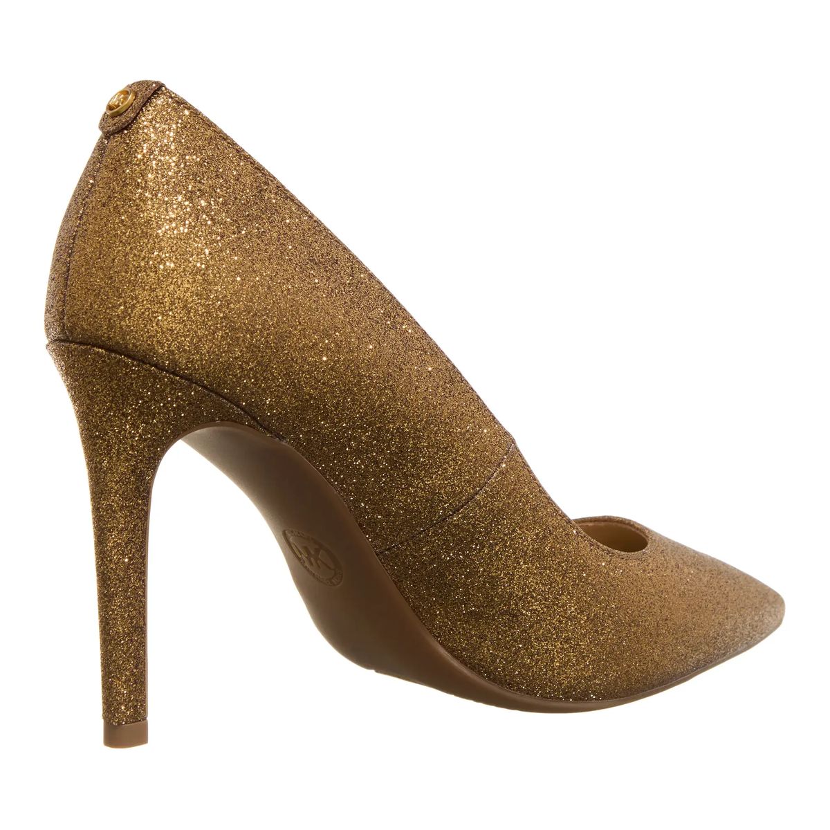 Glitzernde Stiletto Pumps mit spitzer Zehenpartie