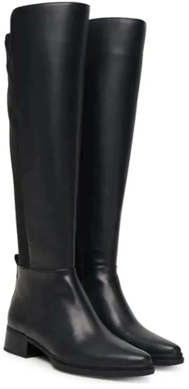 Klassische Kniehohe Stiefel aus Leder