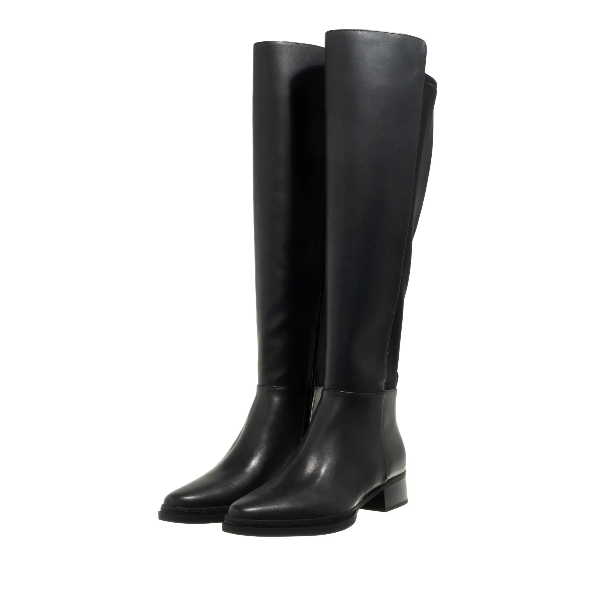Klassische Kniehohe Stiefel aus Leder