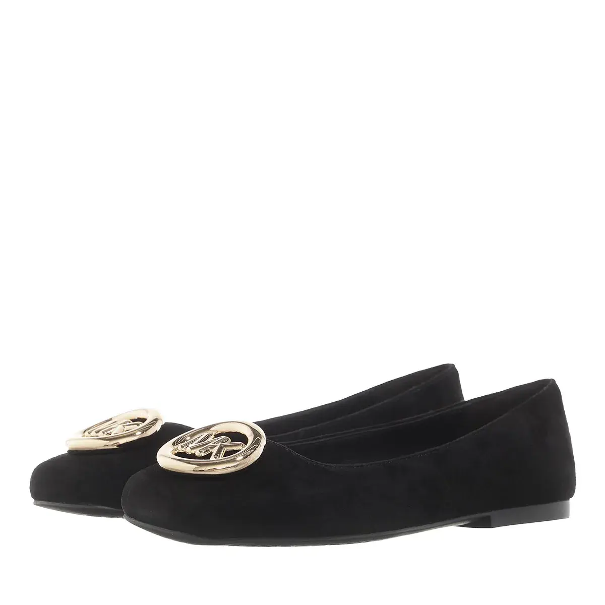 Klassische schwarze Ballerinas