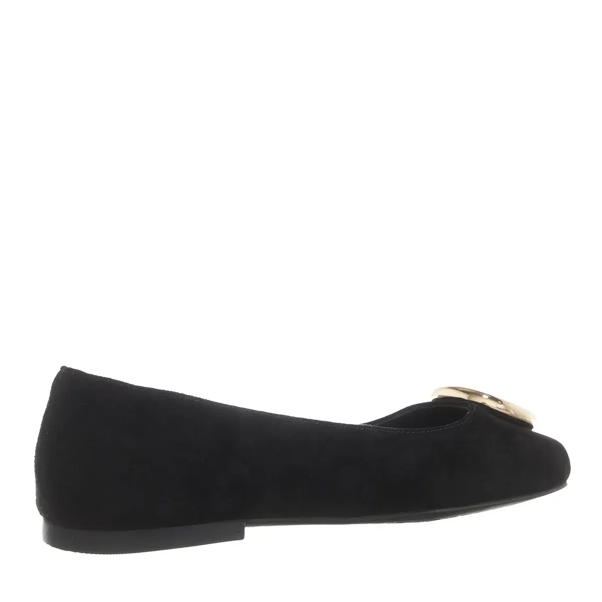 Klassische schwarze Ballerinas