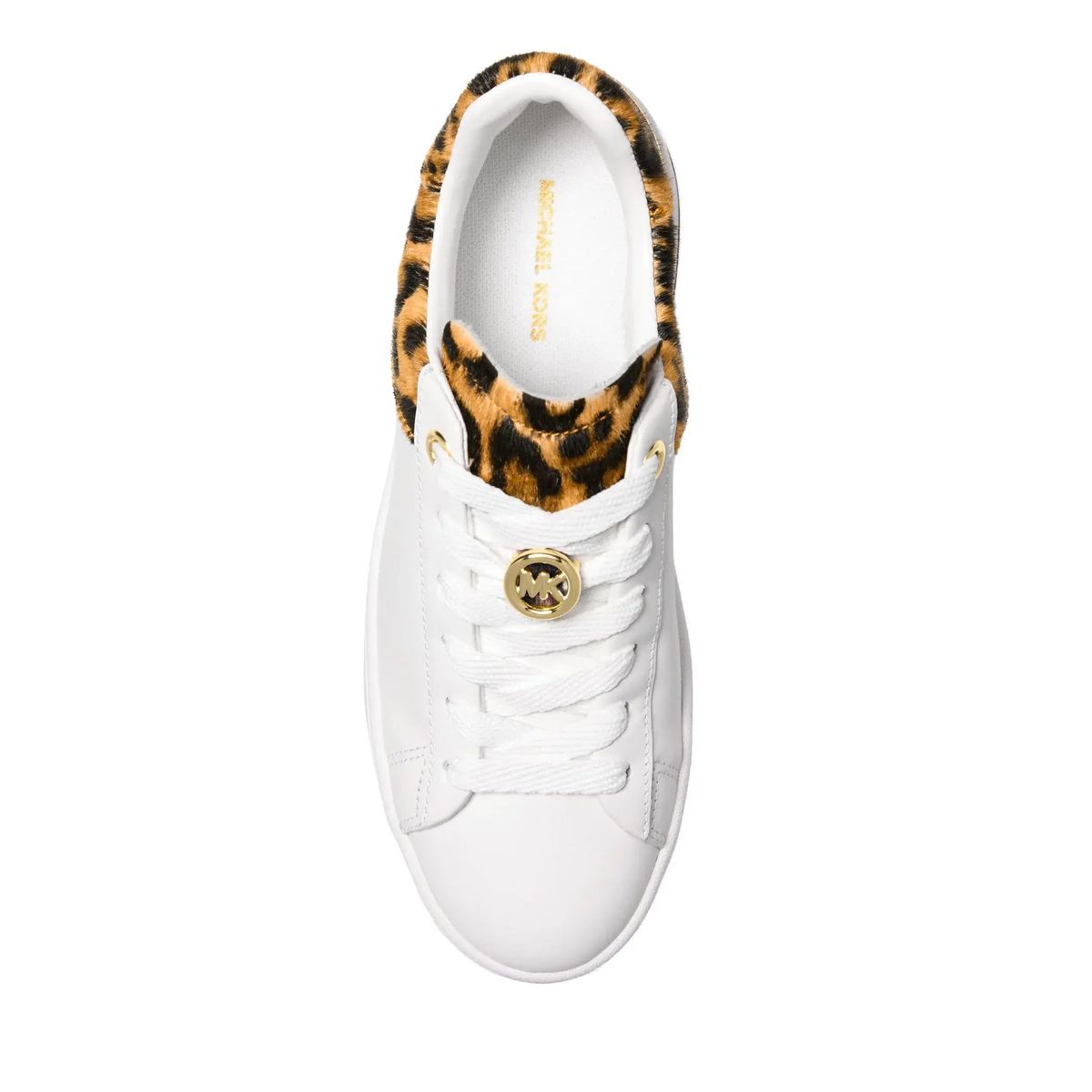 Low-Top Sneaker mit Leopardenmuster