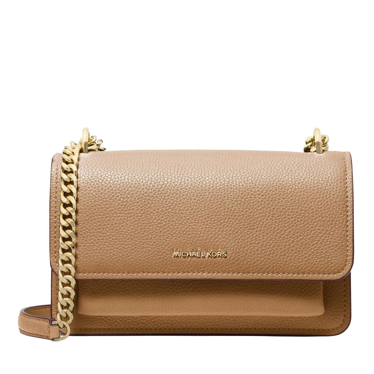 Ledertasche mit Kette und Textur