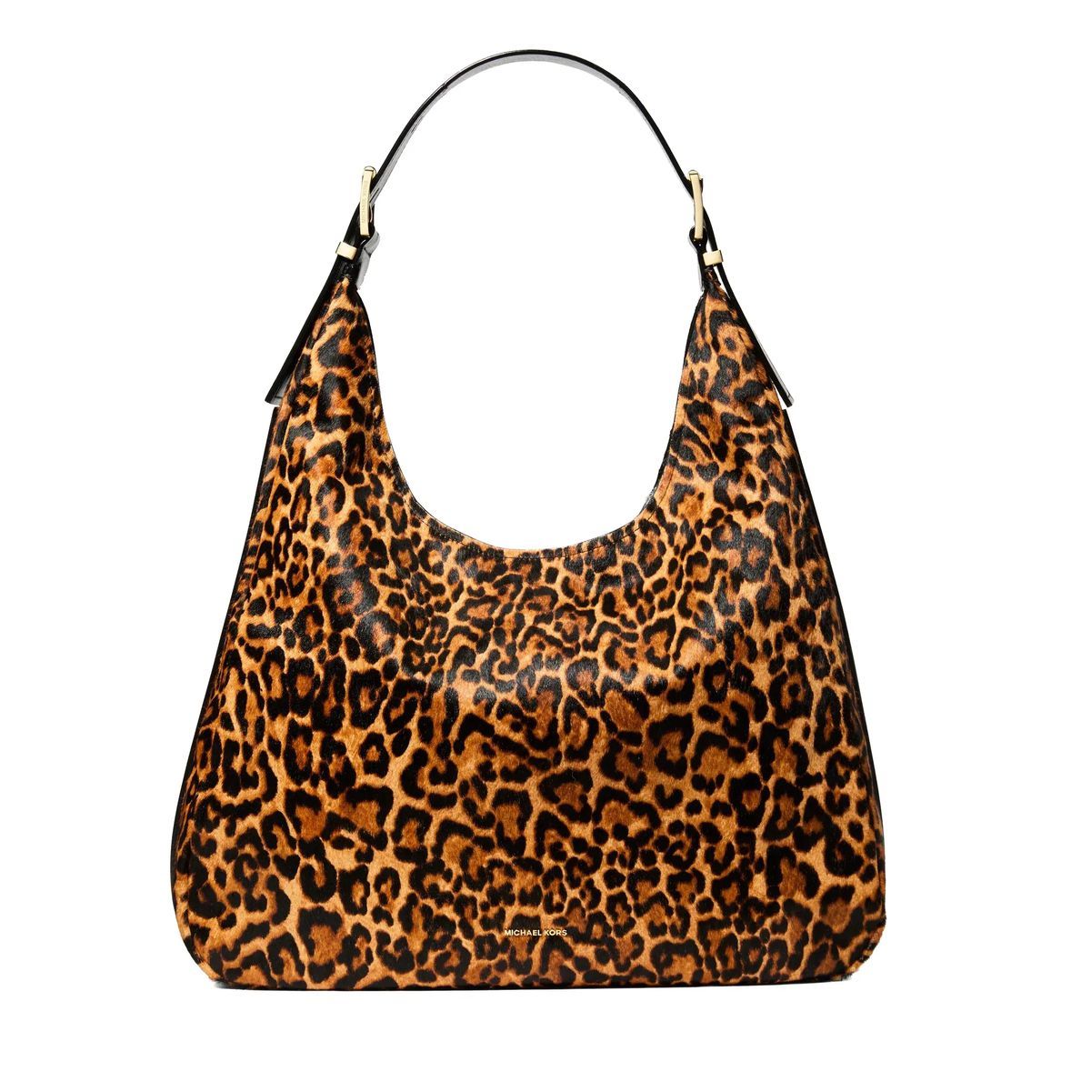 Schulter-Hobo-Tasche mit Leopardenmuster
