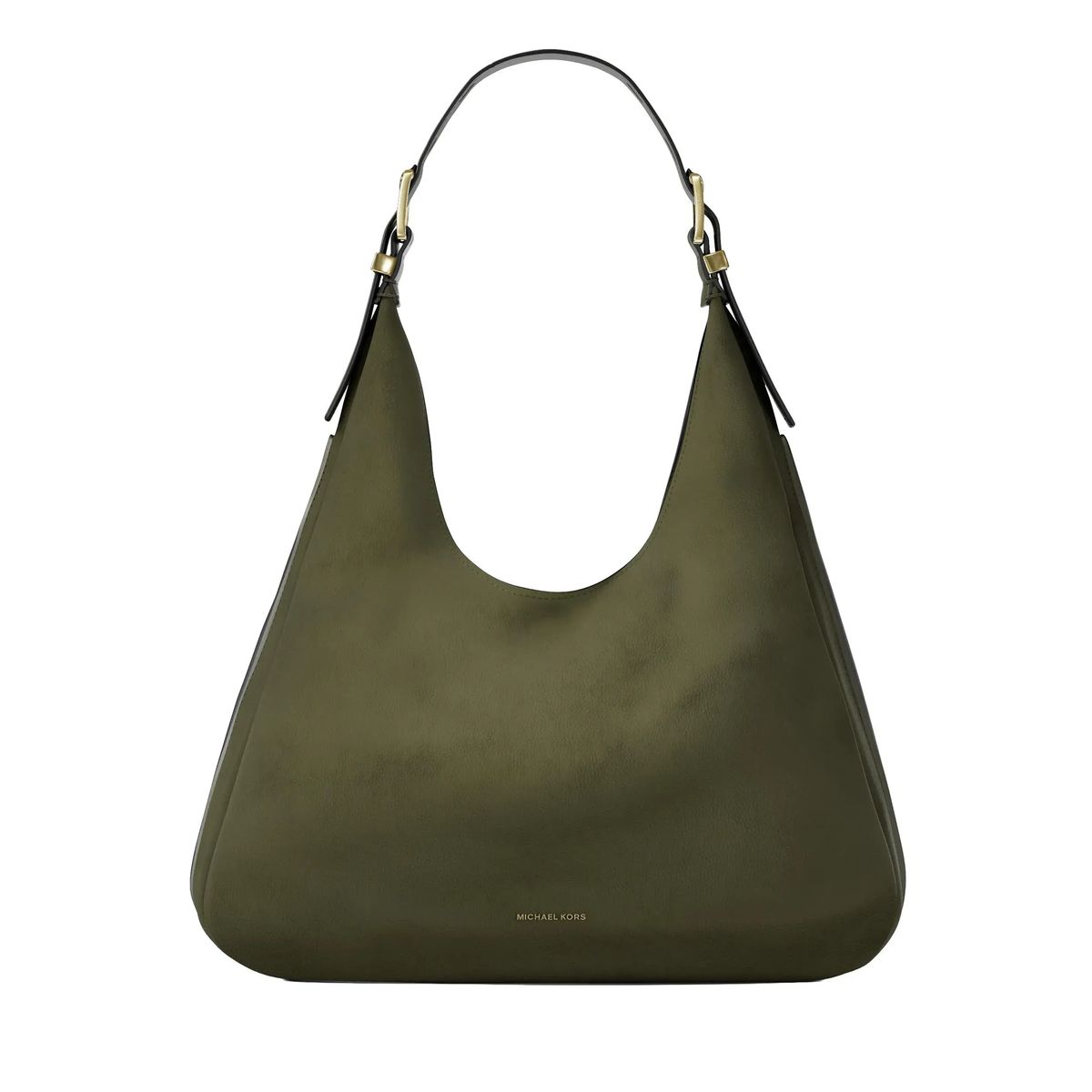 Elegante olivgrüne Hobo-Tasche