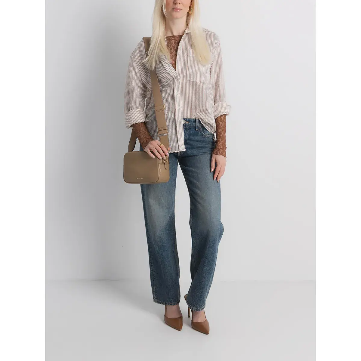 Kamera Crossbody Tasche mit Kettenriemen