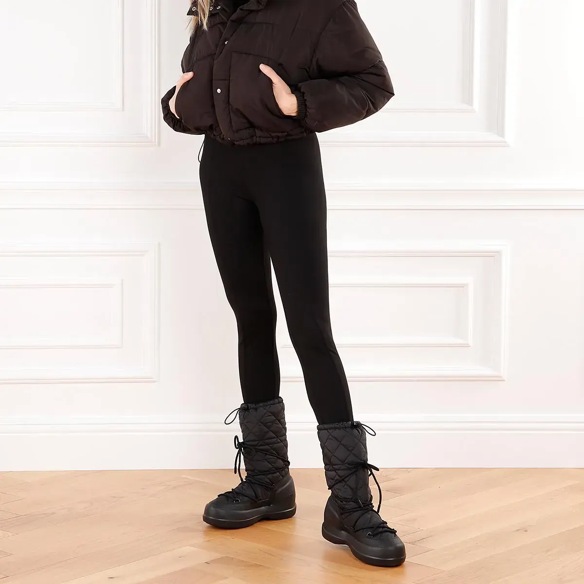 Gesteppte, wasserdichte Winterstiefel