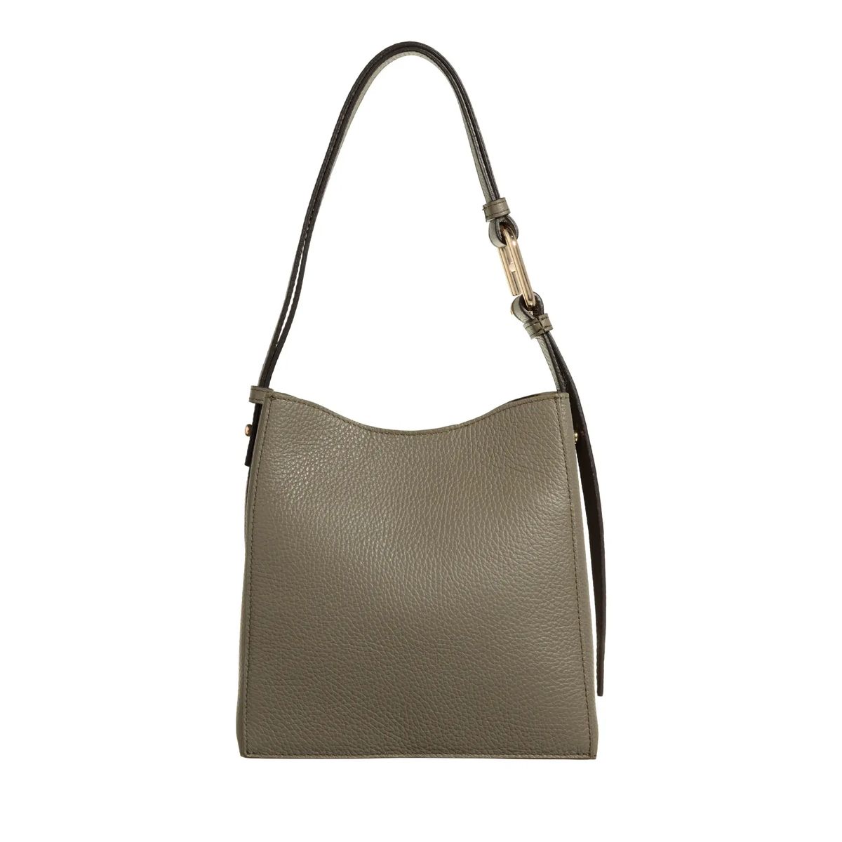 Minimalistische Mini Beuteltasche aus Leder