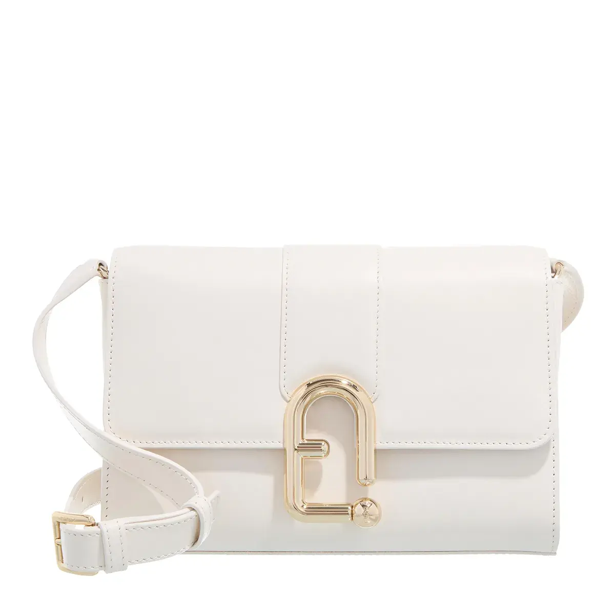 Elegante Umhängetasche mit goldener Hardware