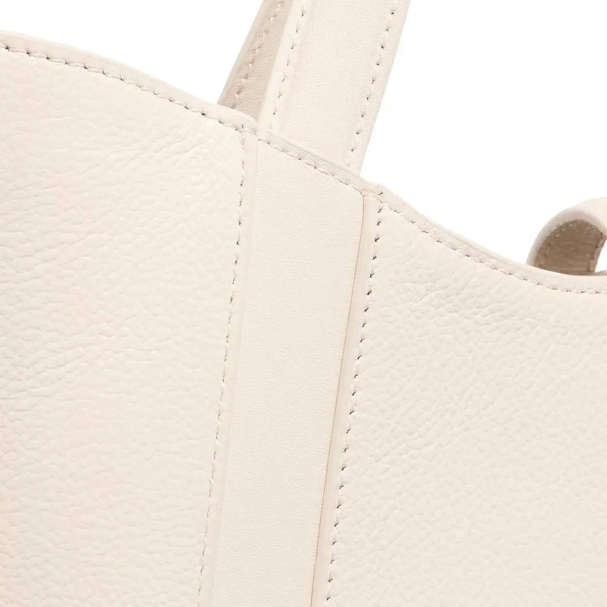 Elegante, strukturierte Leder-Tragetasche