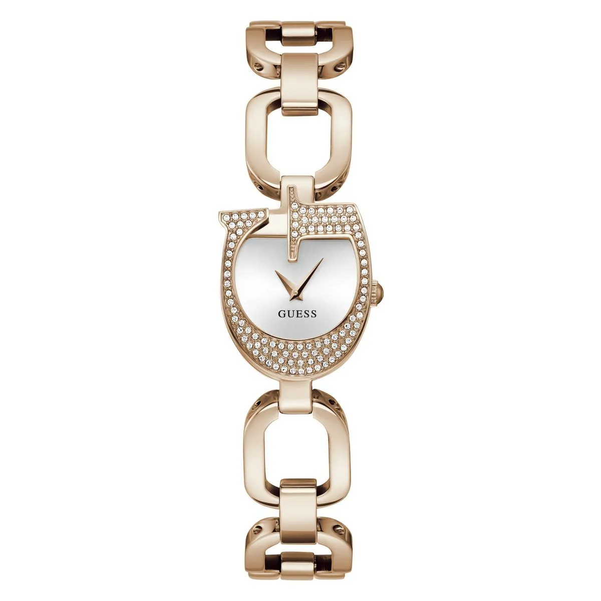 Elegante roségoldene Analog-Uhr