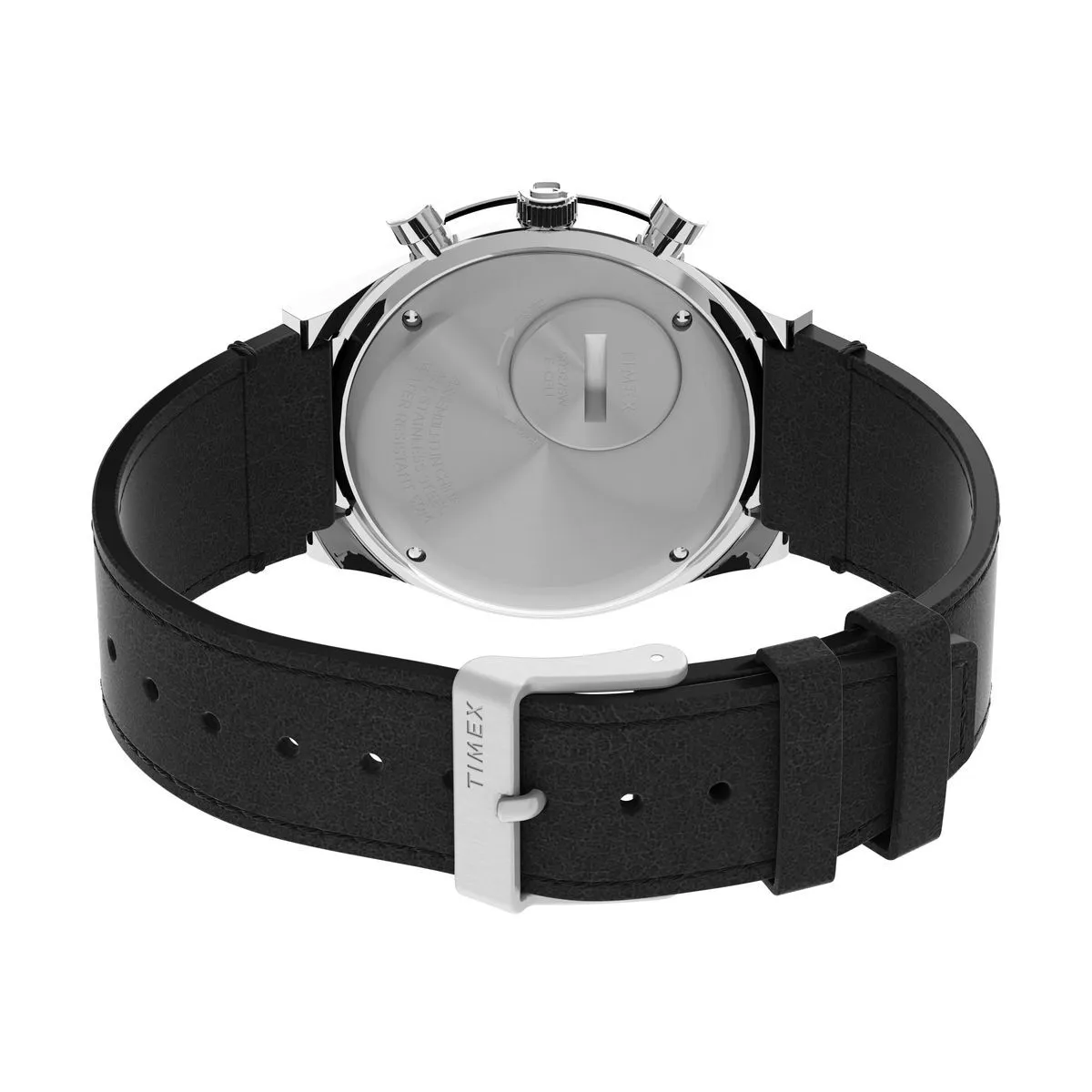 Chronographenuhr mit Lederarmband