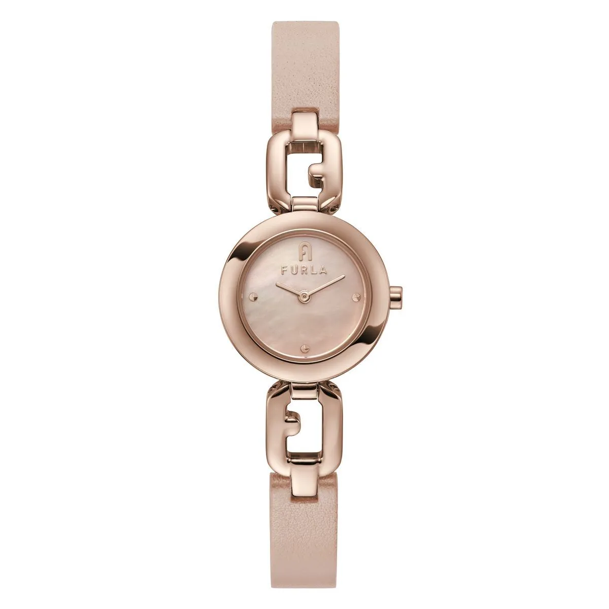 Elegante Roségoldfarbene Uhr
