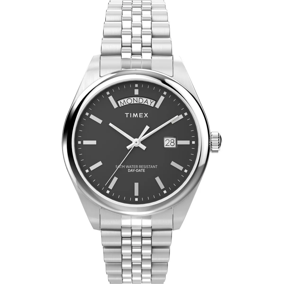 Day-Date Edelstahlarmbanduhr