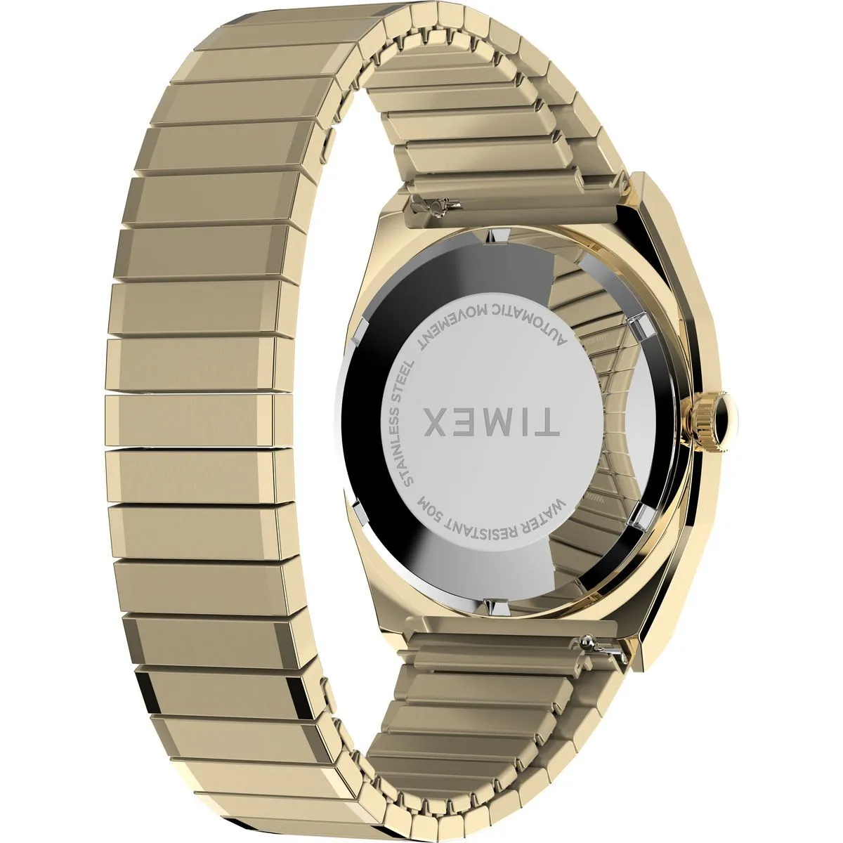Retro Automatische Goldfarbene Armbanduhr