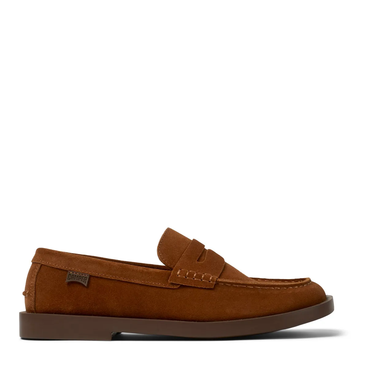 Brauner Wildleder Penny Loafer Schuh