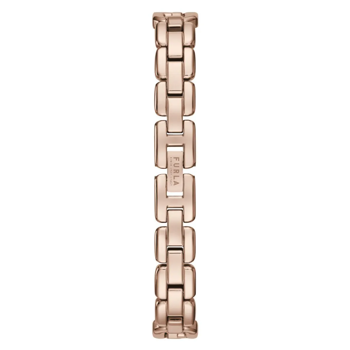 Roségoldfarbene Kettenarmbanduhr