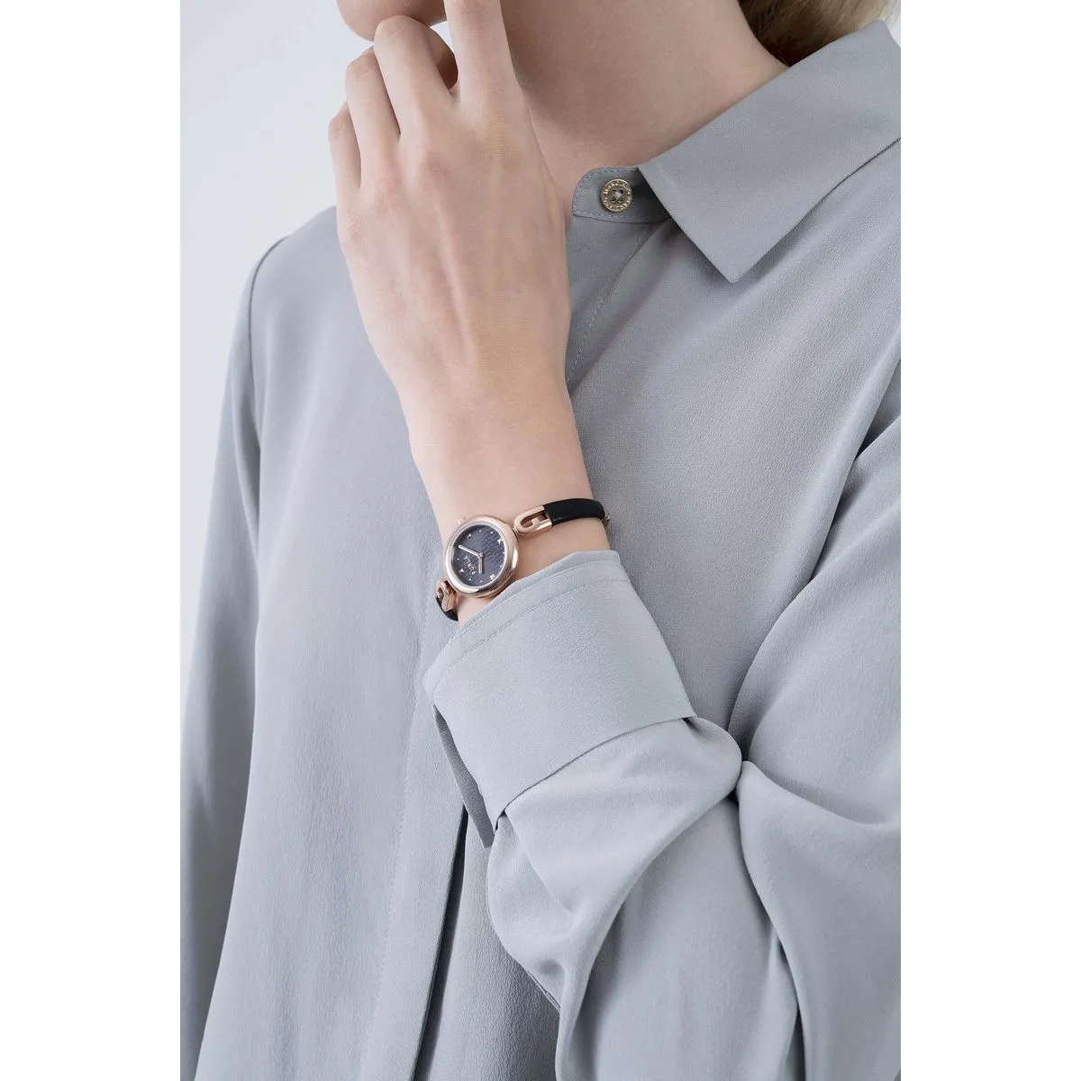 Furla Armspange Leder Quarz Uhr