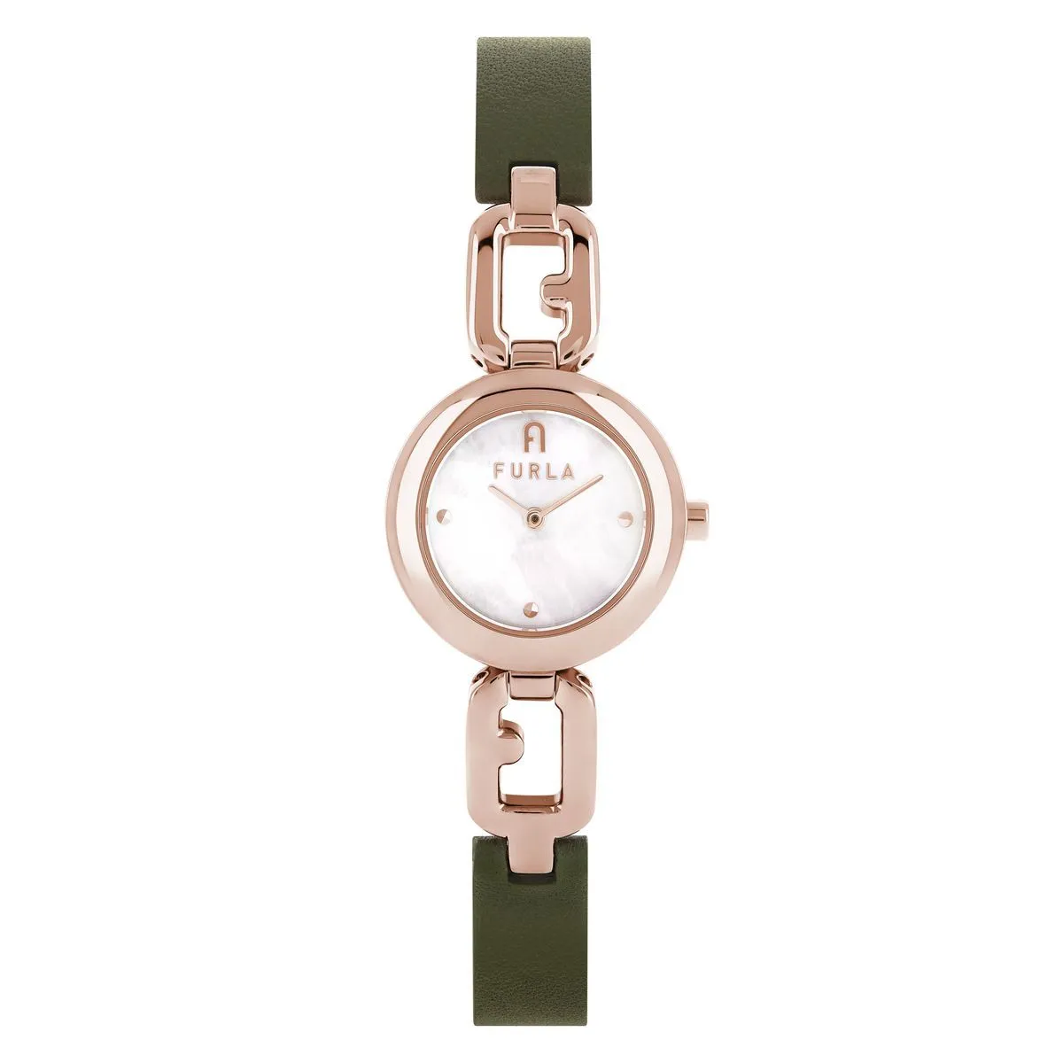 Elegante Armbanduhr mit rundem Gehäuse