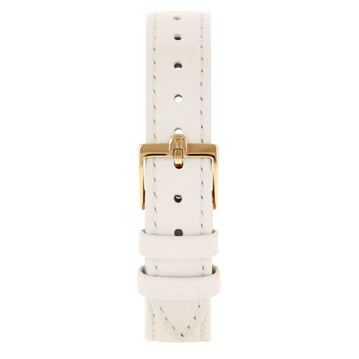 Uhr mit quadratischem Zifferblatt und Lederarmband