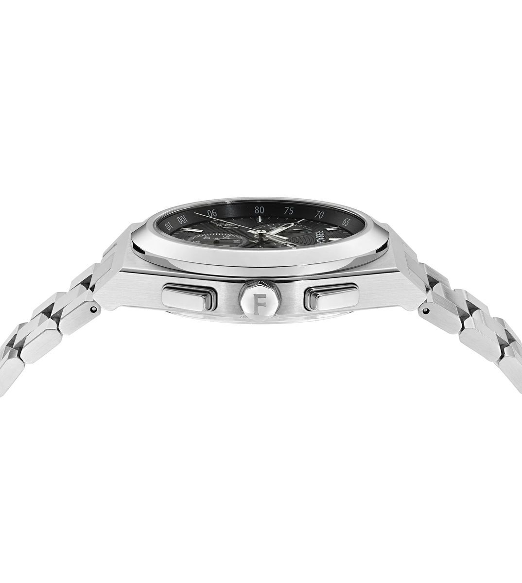 Edelstahl Chronograph Tachymeter Uhr