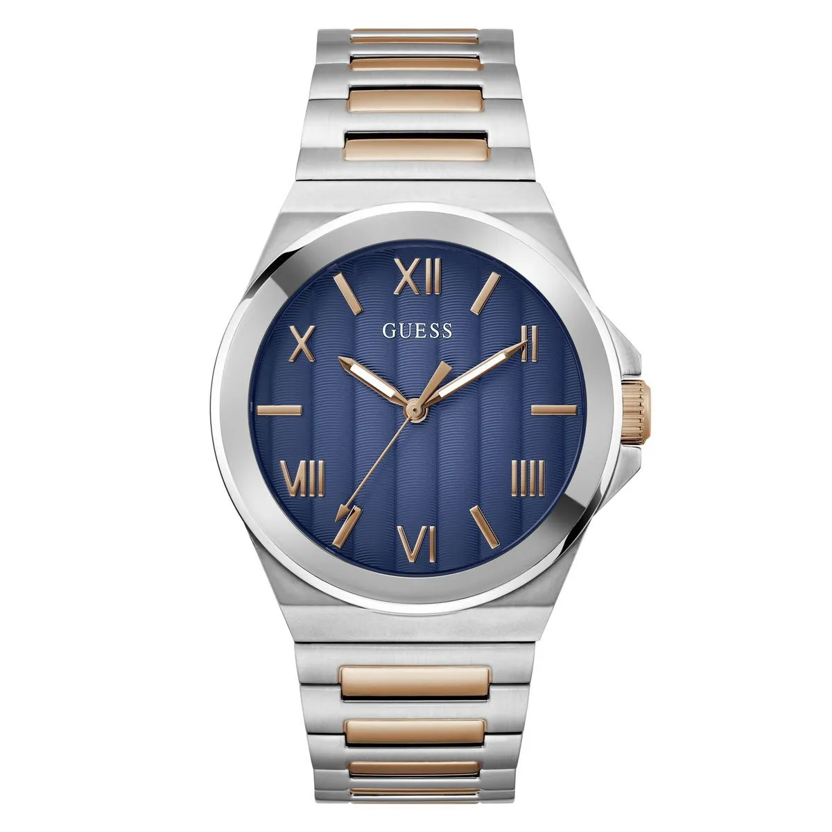 Moderne zweifarbige Armbanduhr