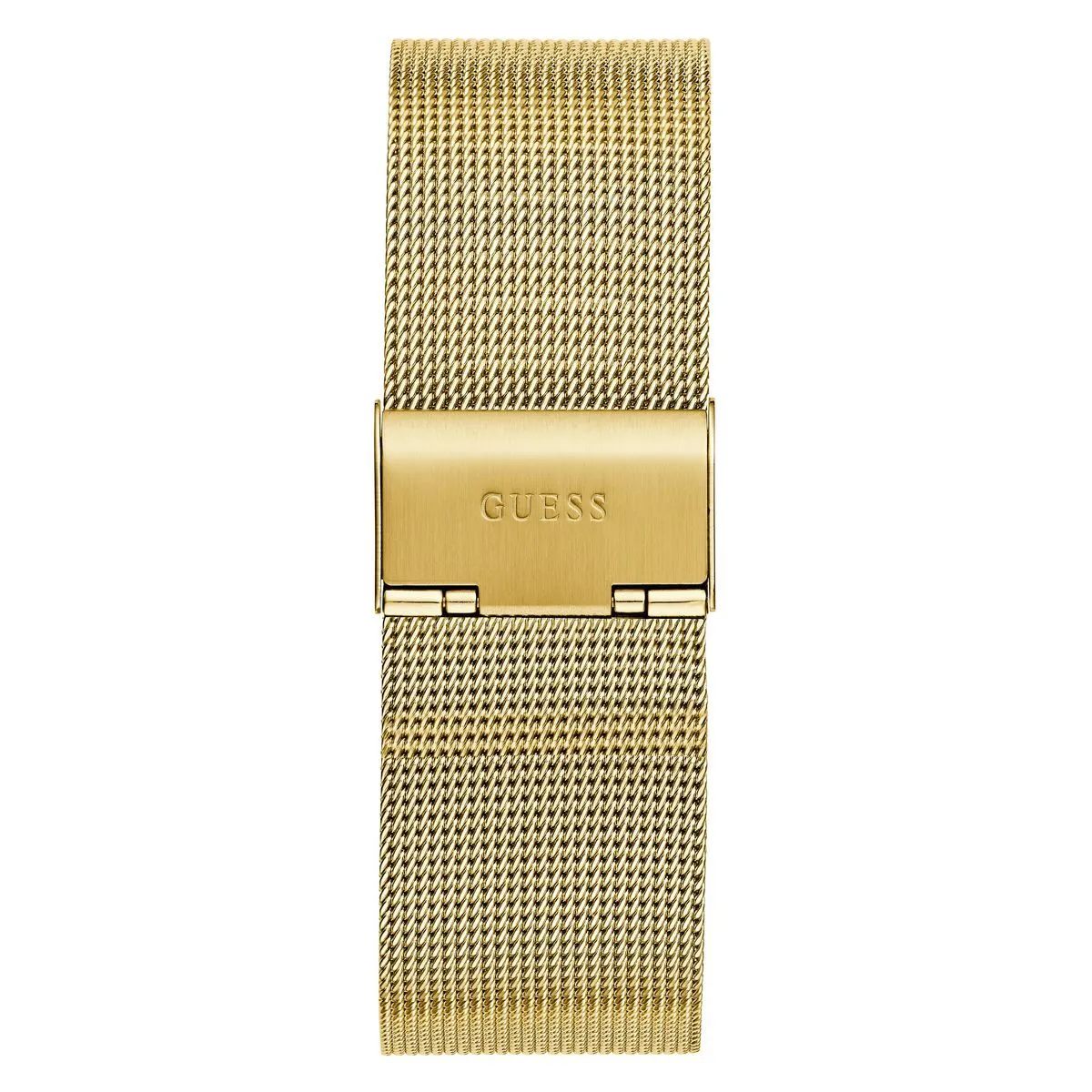 Goldfarbene Mesh-Analog-Uhr