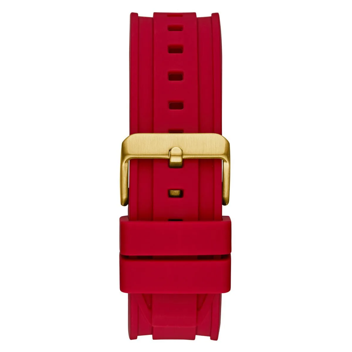 Statement Chronograph Uhr Rotes Band