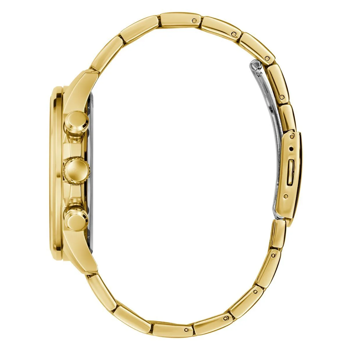 Klassische goldene Chronographenuhr mit Armband