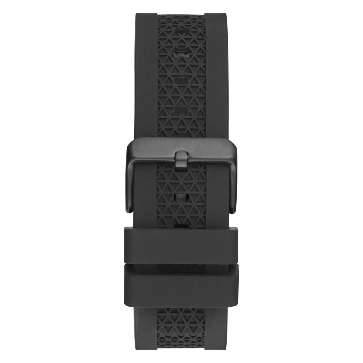 Schwarze Silikonuhr für Herren