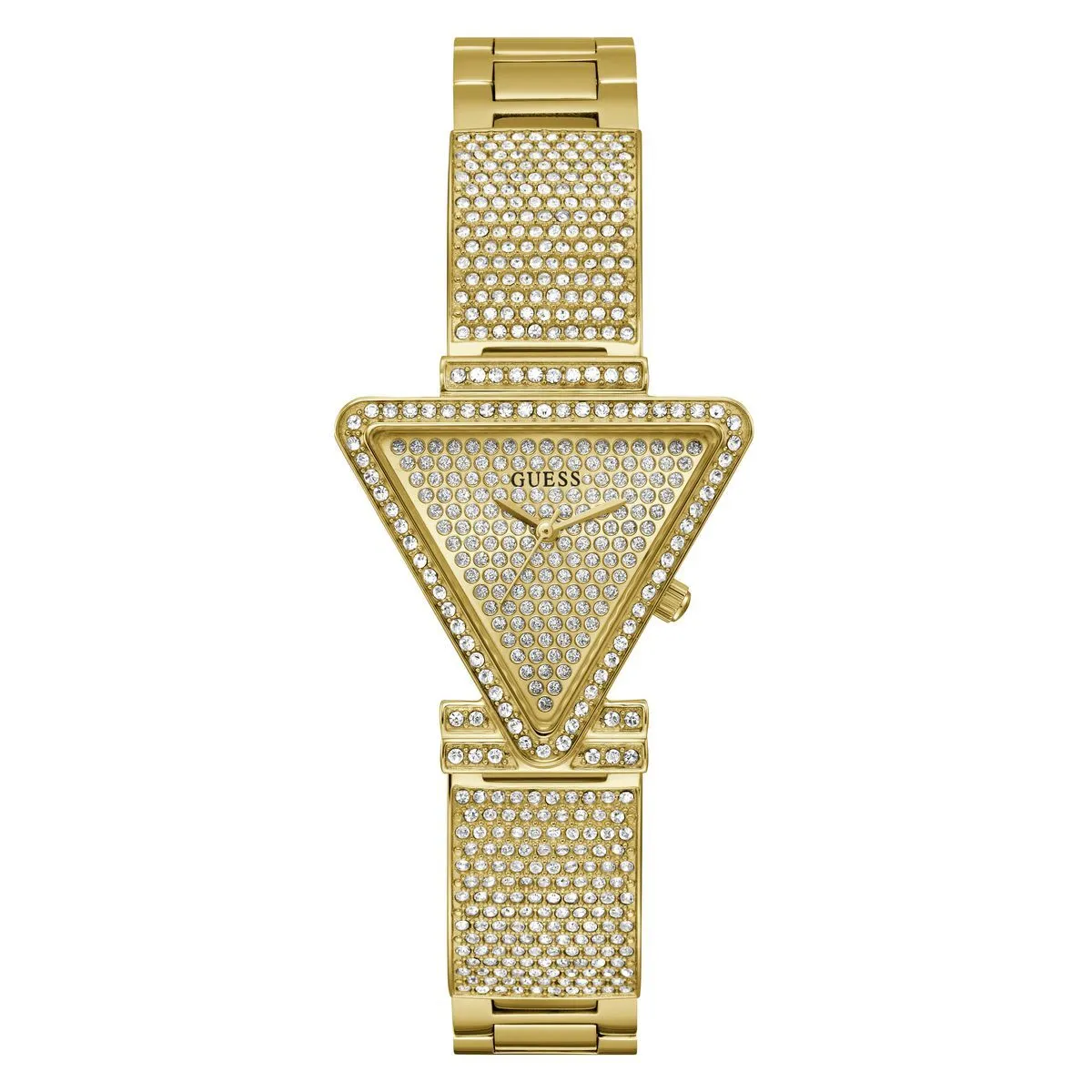 Guess Fame goldene Dreiecksuhr