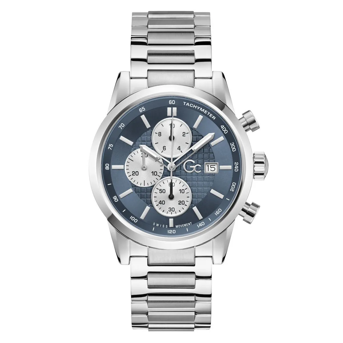 Herren Chronograph Uhr in Silberton