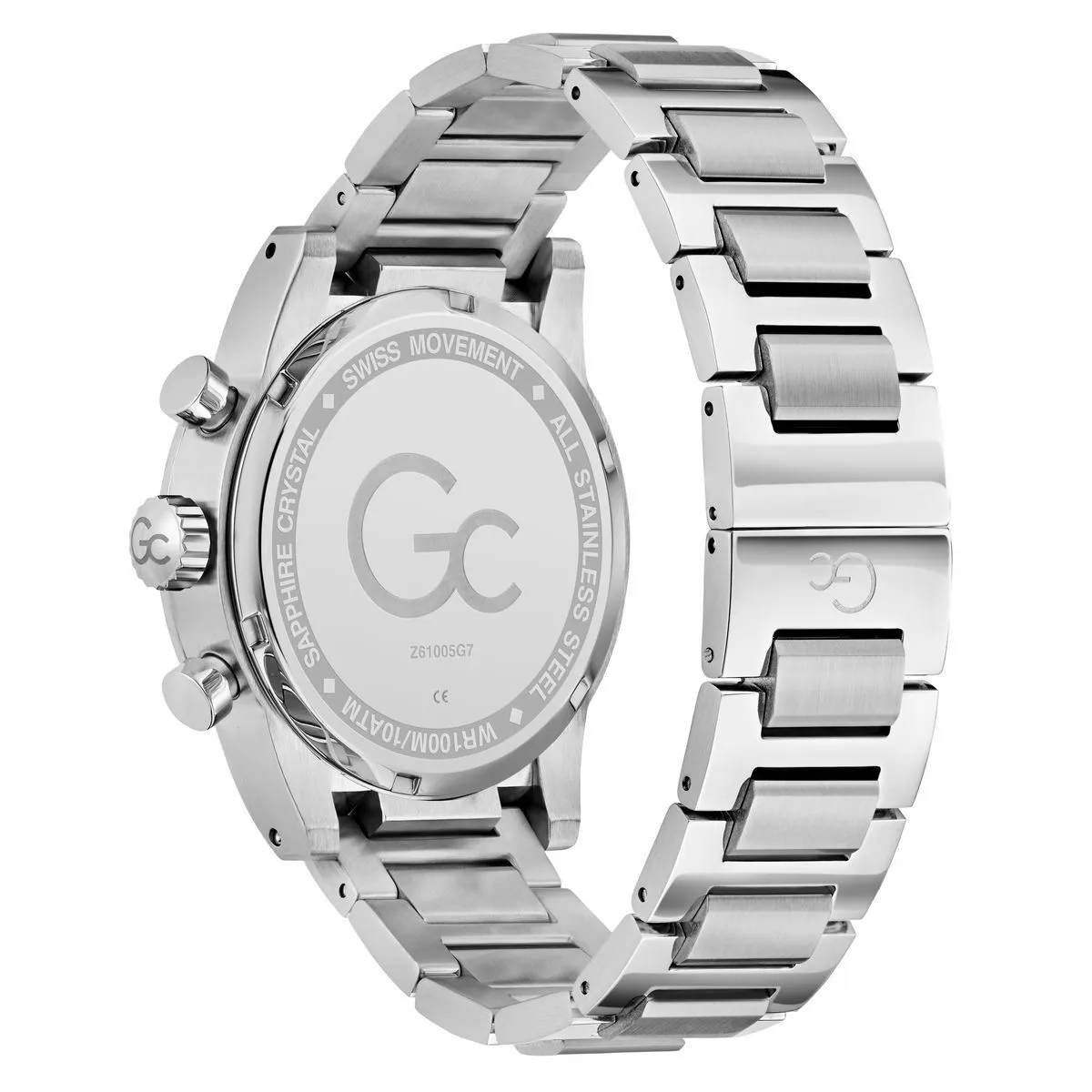 Herren Chronograph Uhr in Silberton