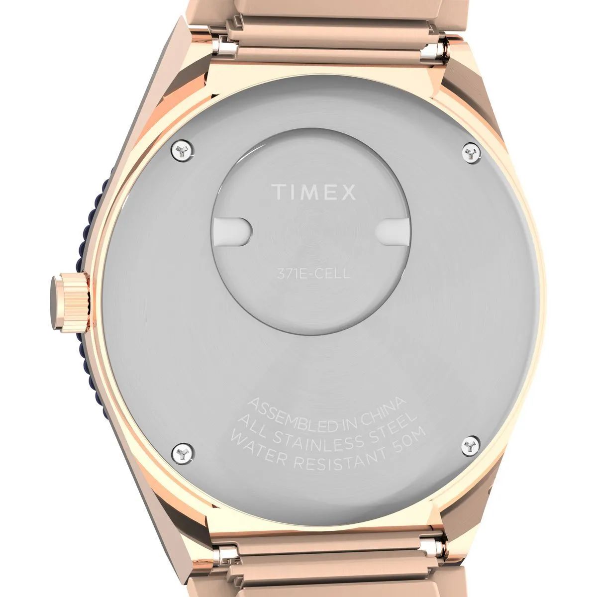 Q Timex Quarz-Analoguhr mit Datumsanzeige
