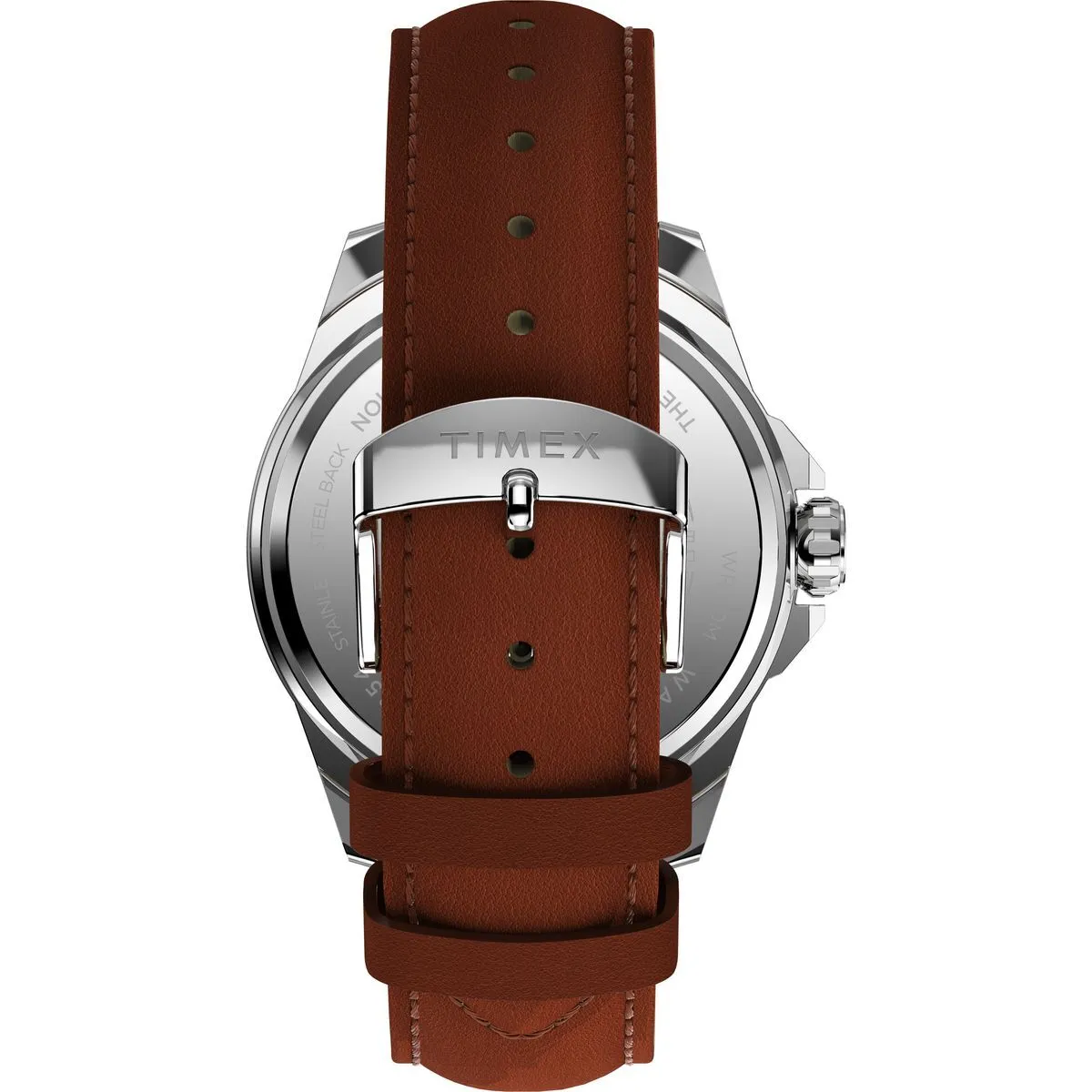 Herren Essex Avenue braune Lederuhr