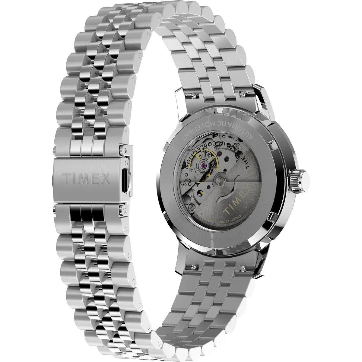 Silberne Automatikuhr Marlin Automatic