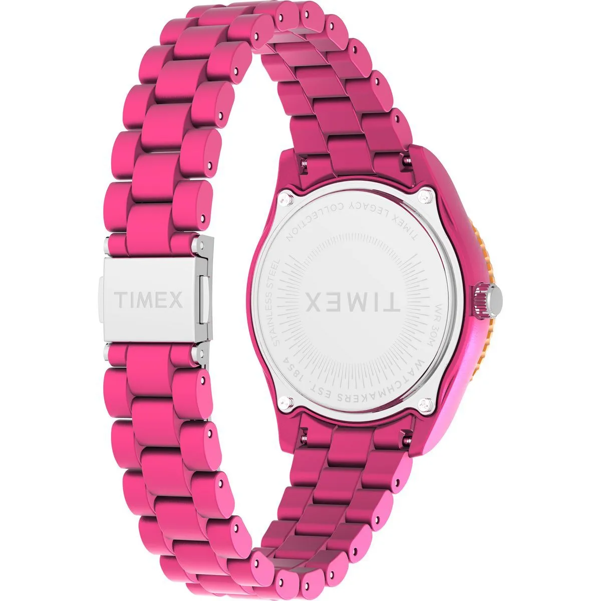 Pinkfarbene Ocean Diver-Style Uhr