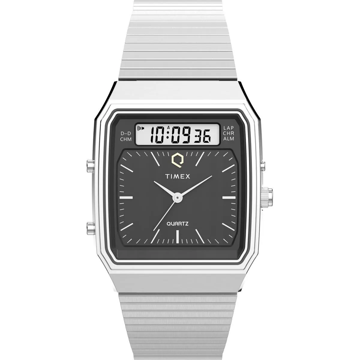 Q Timex 1982 Fusion Ana-Digi Uhr