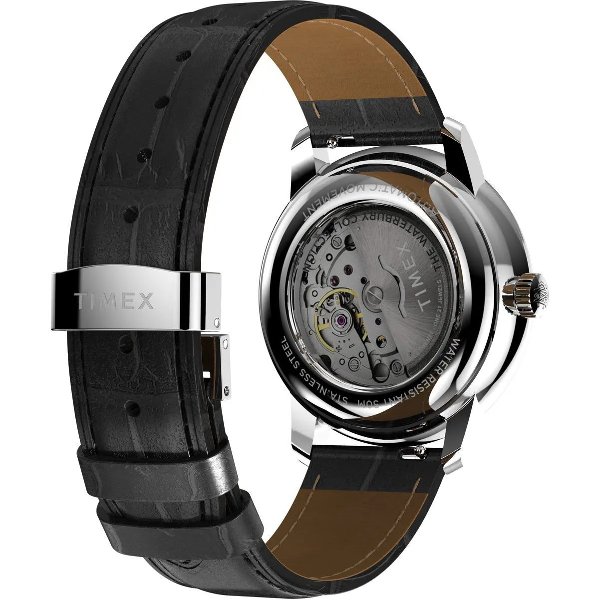 Waterbury Metropolitan Automatikuhr mit Lederarmband