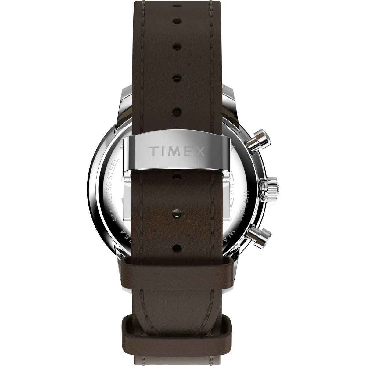Elegante Chronograph Uhr mit Lederarmband