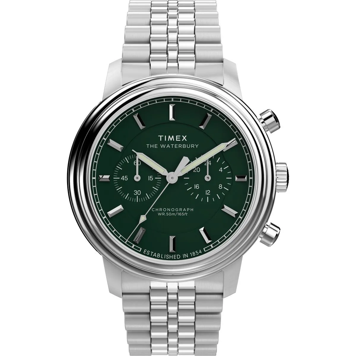 Waterbury Metropolitan Chronograph Silber Uhr
