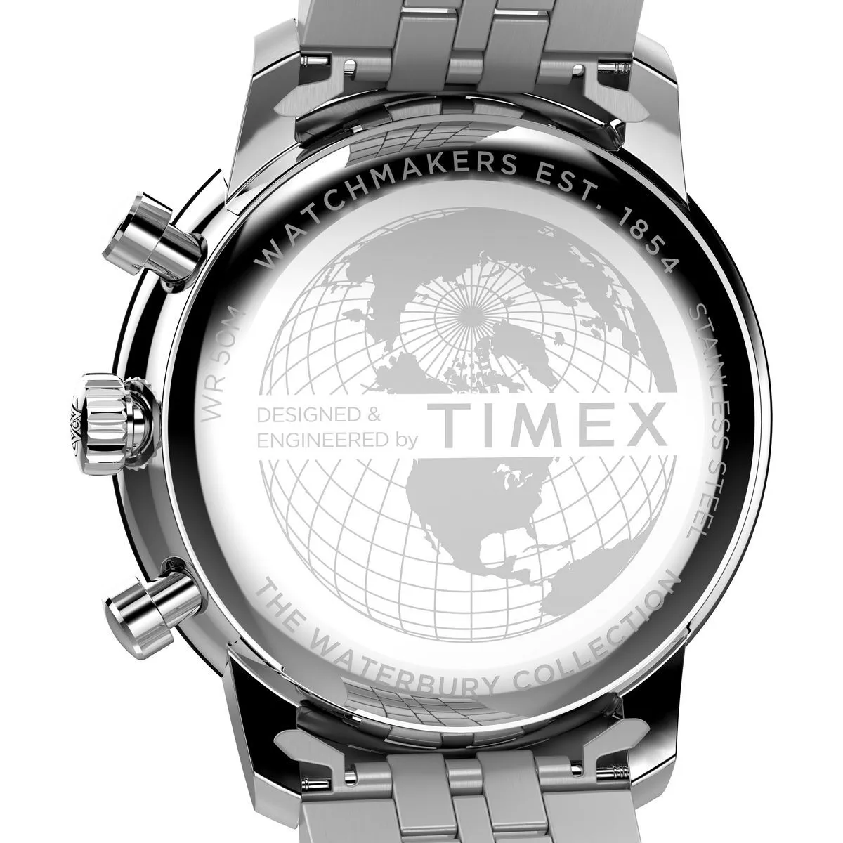 Waterbury Metropolitan Chronograph Silber Uhr