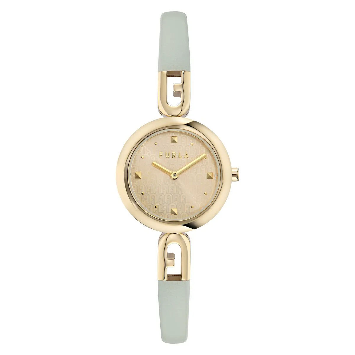 Furla Bangle Goldfarbene Damenuhr