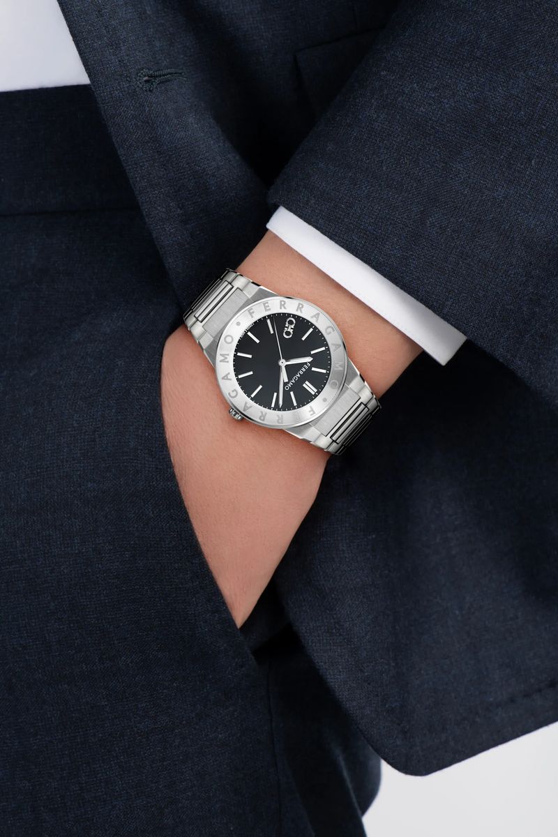 Ferragamo Sapphire Logo Quarzuhr